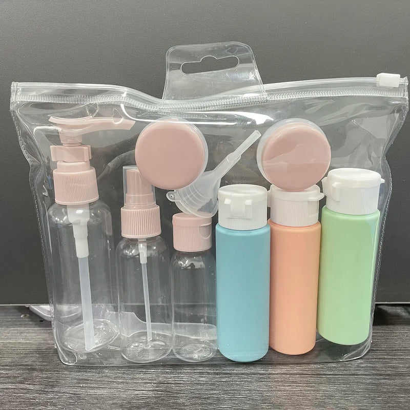 Bag-Clean: Conjunto de Frascos Recarregáveis para Viagem 🌟🧳