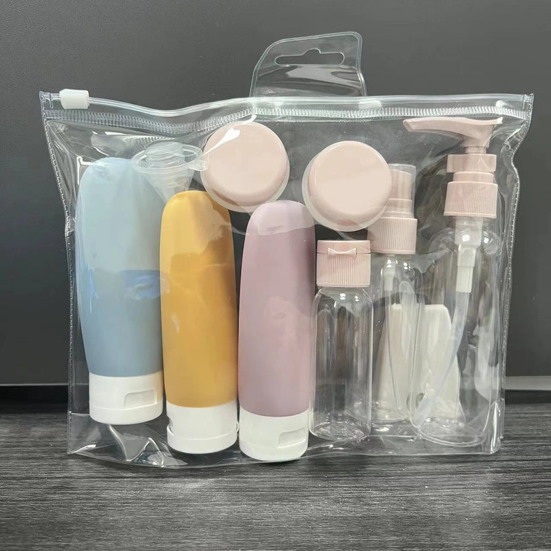 Bag-Clean: Conjunto de Frascos Recarregáveis para Viagem 🌟🧳