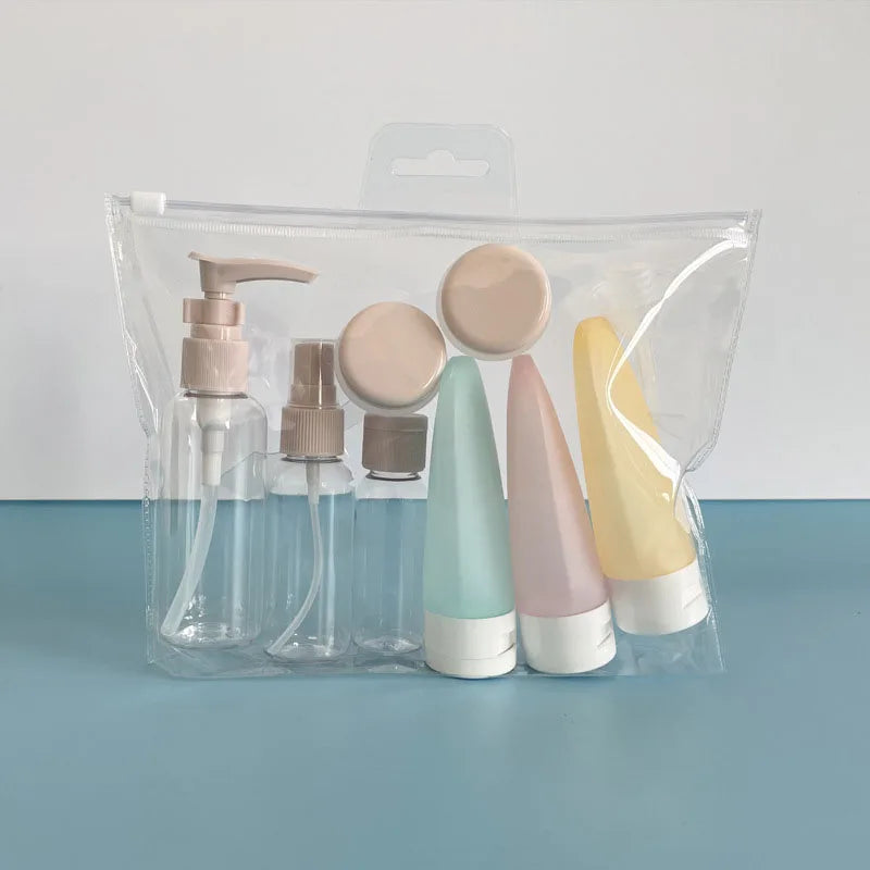 Bag-Clean: Conjunto de Frascos Recarregáveis para Viagem 🌟🧳